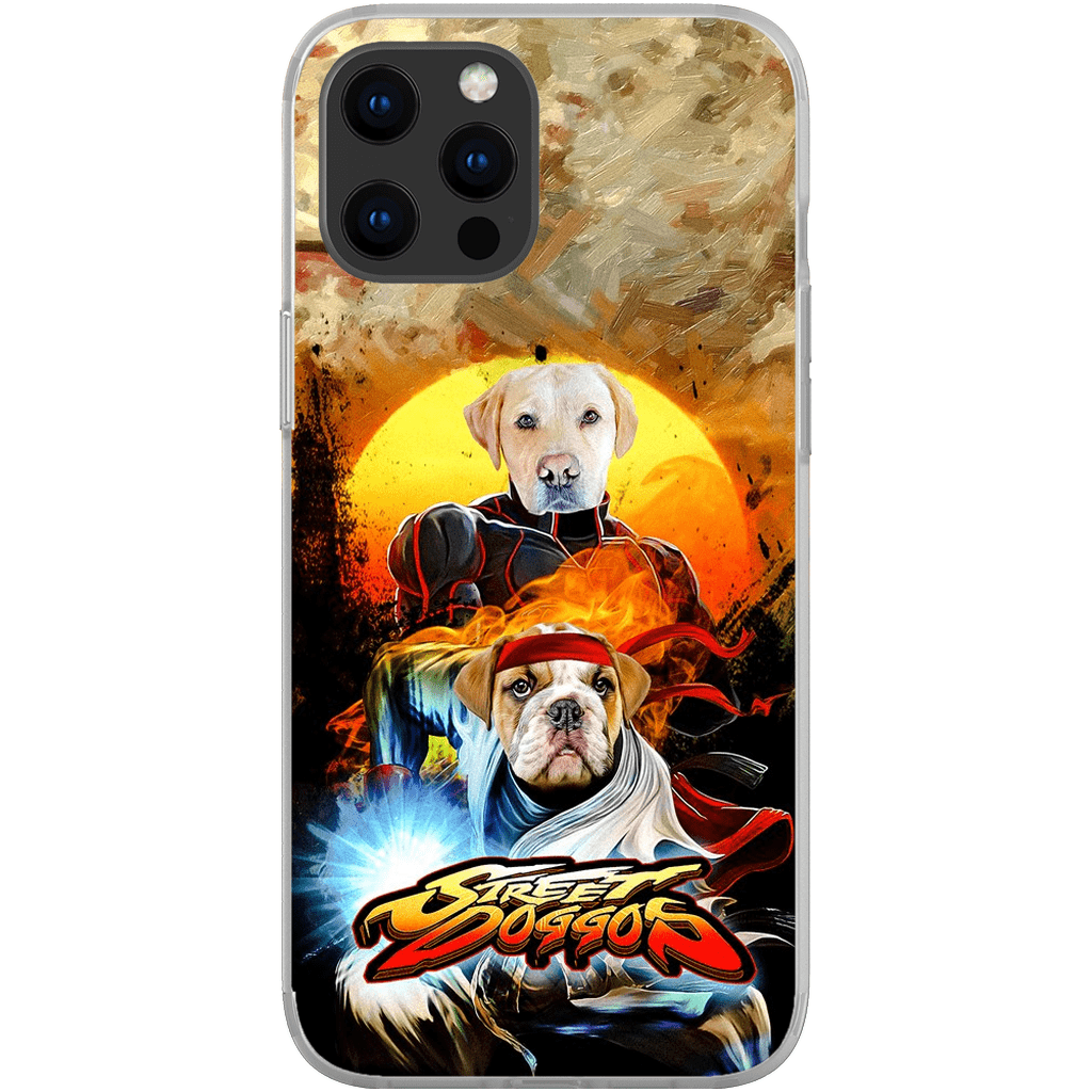 Funda personalizada para teléfono con 2 mascotas &#39;Street Doggos&#39;