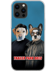 'Trailer Park Dogs 1' Funda personalizada para teléfono con 2 mascotas