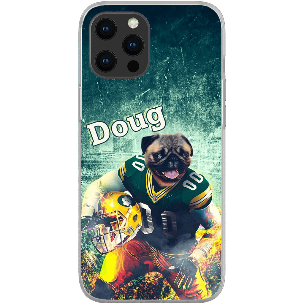 Funda personalizada para teléfono con perro &#39;Green Bay Doggos&#39;