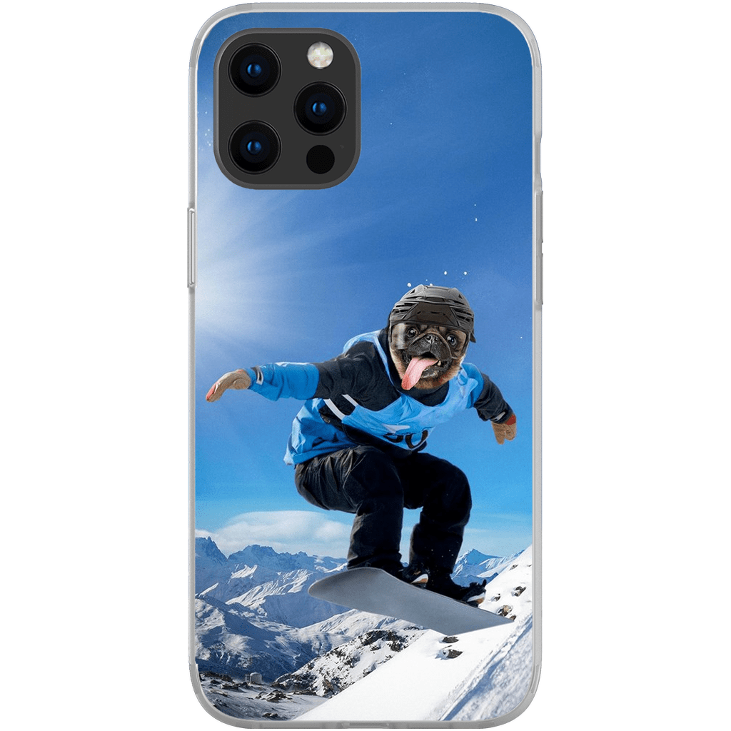 Funda para móvil personalizada &#39;El snowboarder&#39;