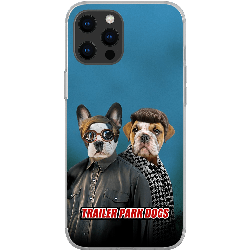 &#39;Trailer Park Dogs 2&#39; Funda personalizada para teléfono con 2 mascotas