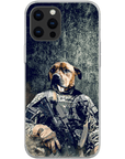 Funda para teléfono personalizada 'El veterano del ejército'