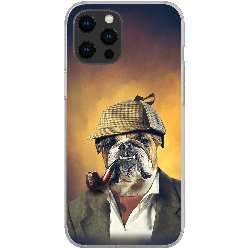 Funda para móvil personalizada &#39;Sherlock Doggo&#39;