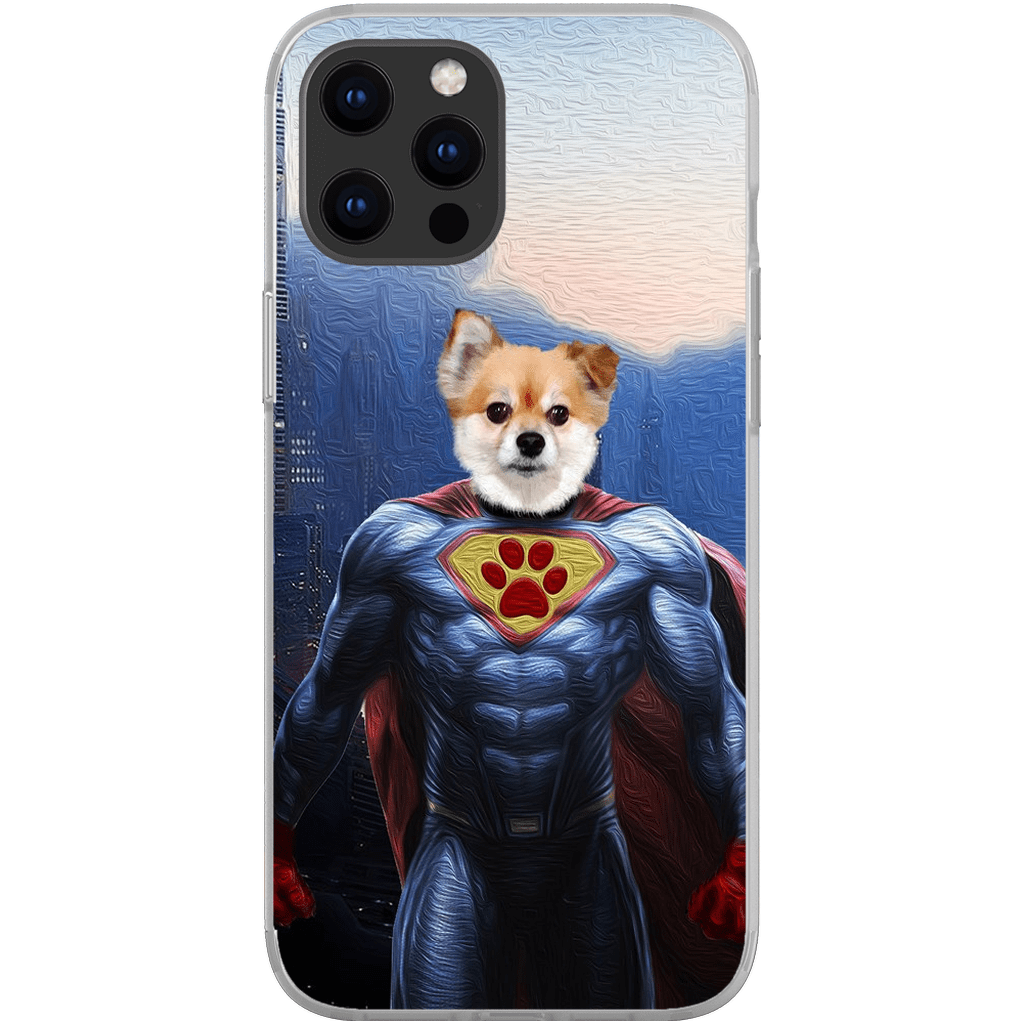 Funda personalizada para teléfono con mascota &#39;Super Dog&#39;