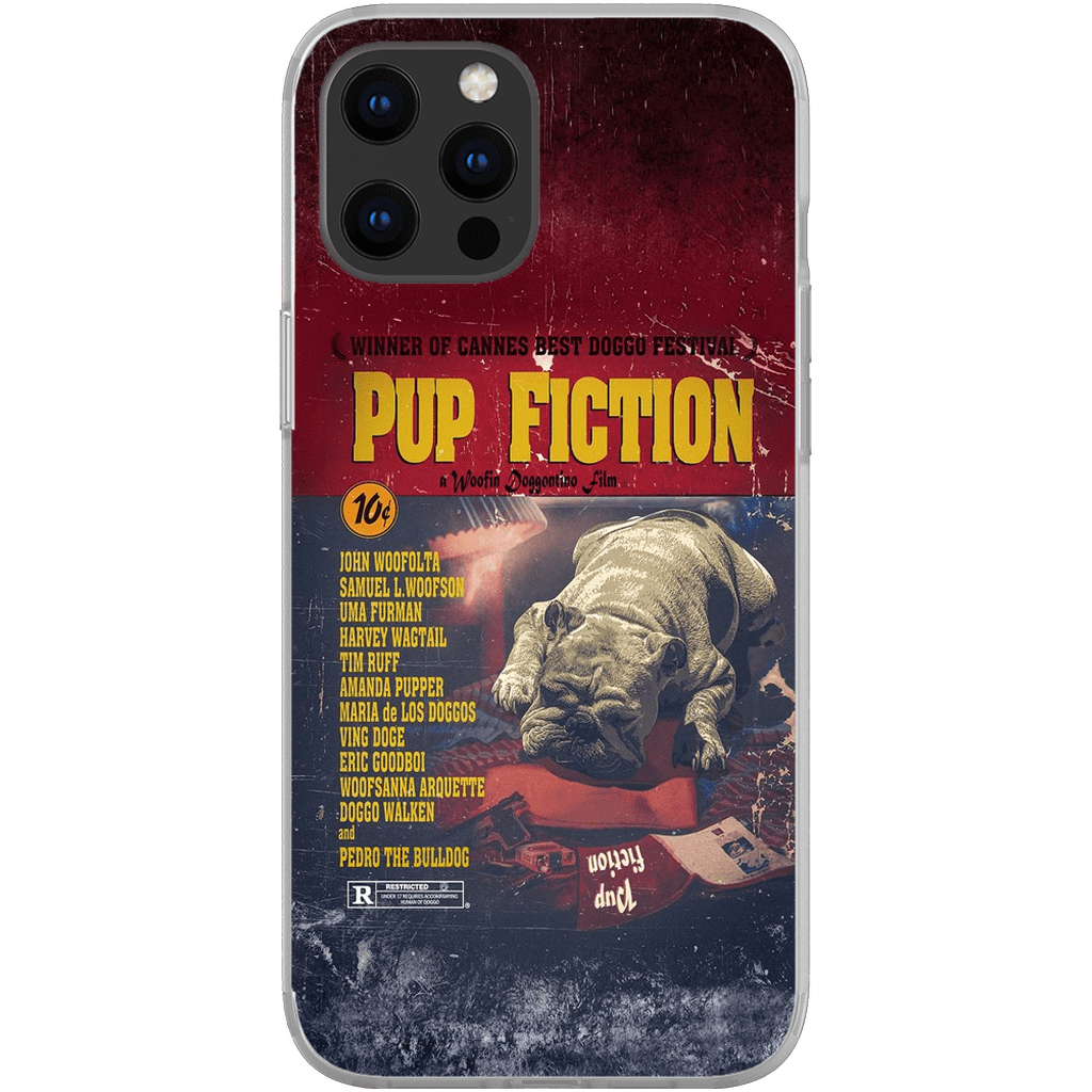 Funda para teléfono personalizada &#39;Pup Fiction&#39;