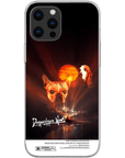 Funda personalizada para teléfono con 2 perros 'Dogpocalypse Now'