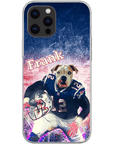 Funda personalizada para teléfono con perro 'New England Doggos'