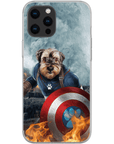 Funda para teléfono personalizada 'Capitán Doggmerica'