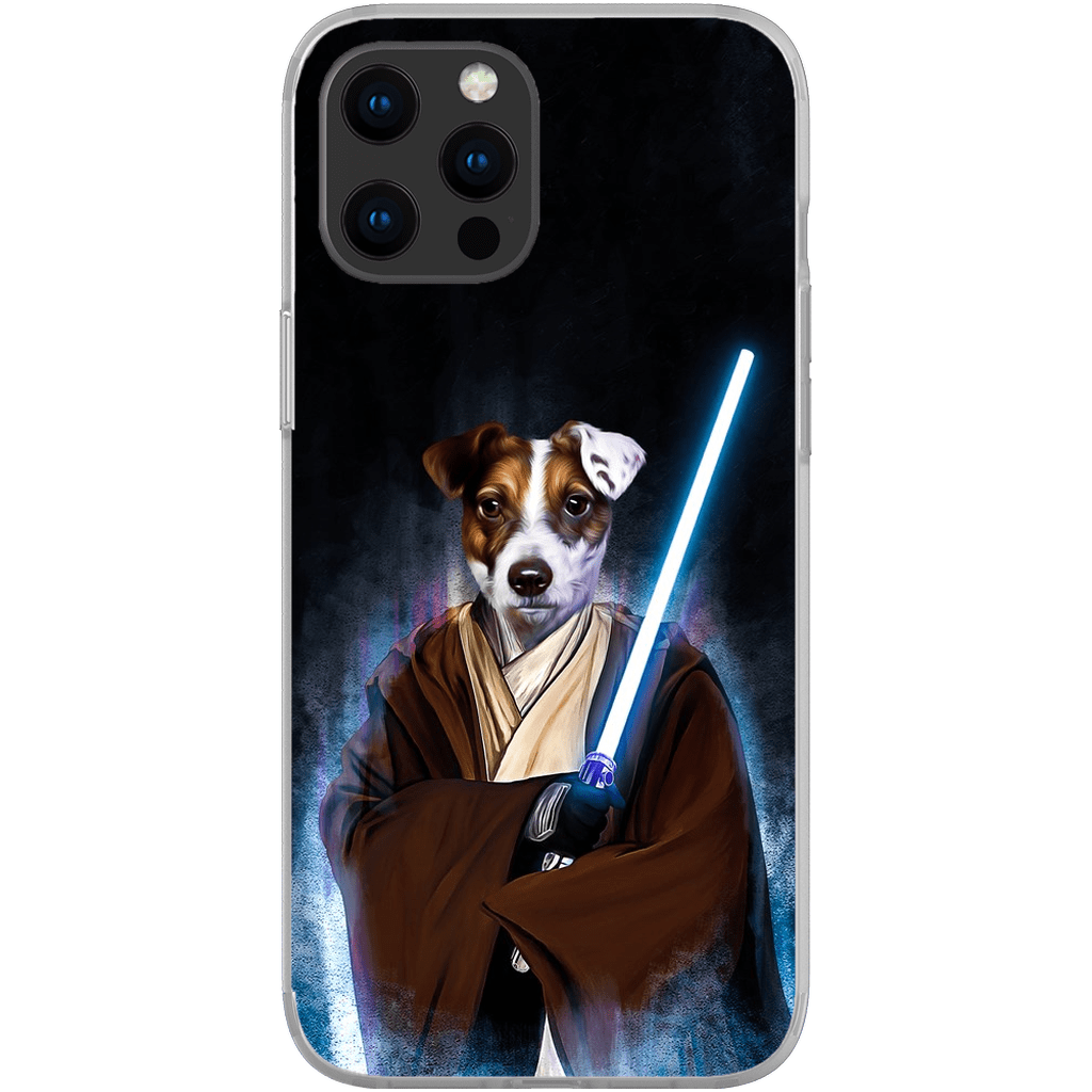 Funda para móvil personalizada &#39;Doggo-Jedi&#39;