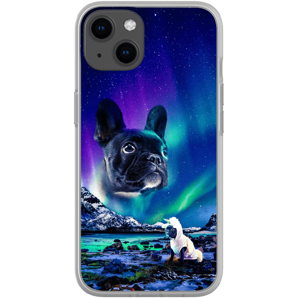 Funda para móvil personalizada &#39;Majestic Northern Lights&#39;