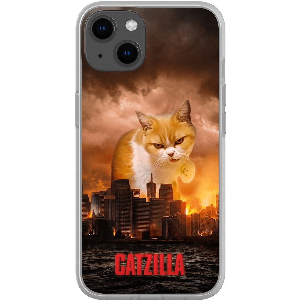 Funda para móvil personalizada &#39;Catzilla&#39;