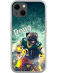 Funda personalizada para teléfono con perro 'Green Bay Doggos'