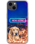 Funda para móvil personalizada 'Doggos de Nueva York'