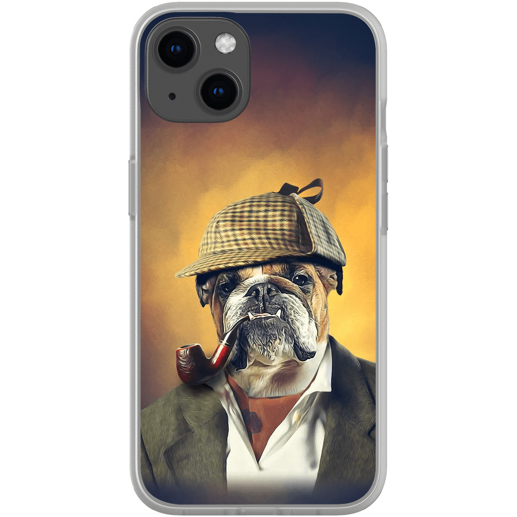 Funda para móvil personalizada &#39;Sherlock Doggo&#39;