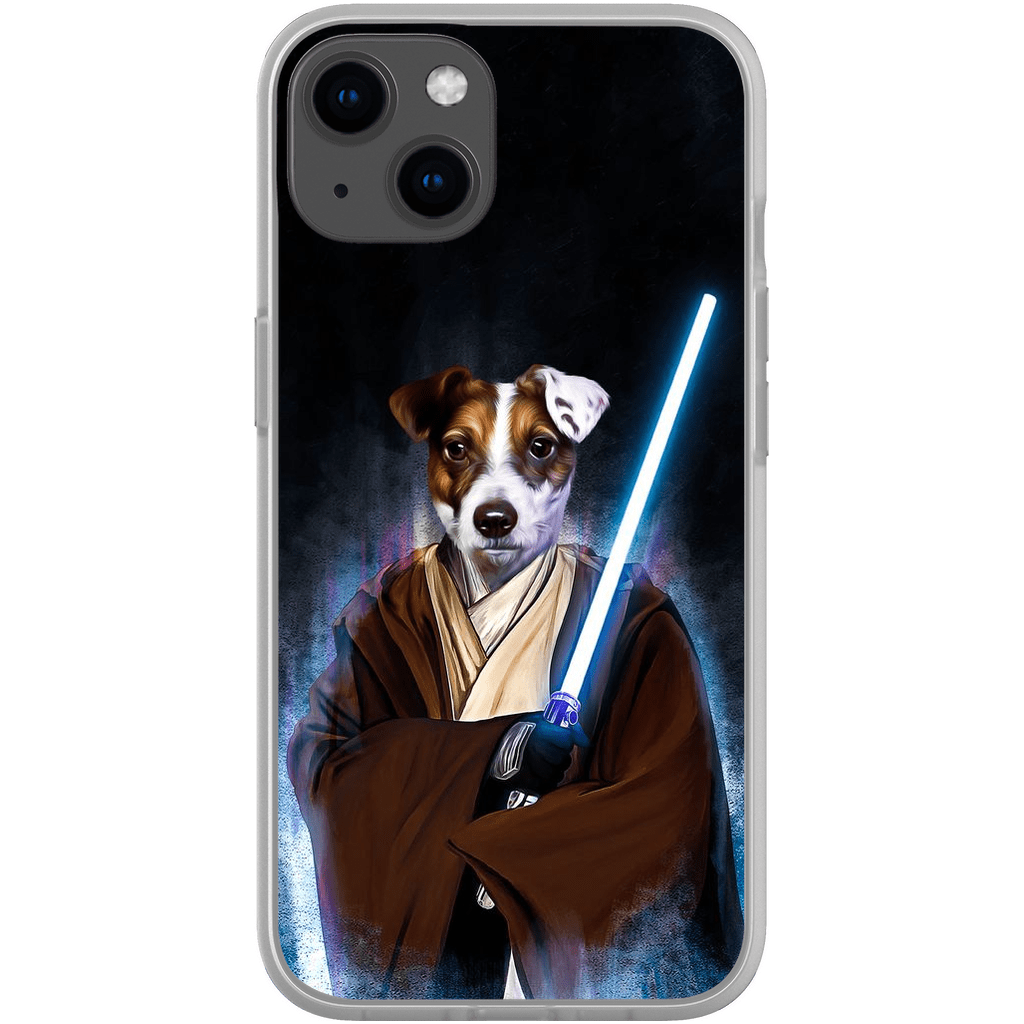 Funda para móvil personalizada &#39;Doggo-Jedi&#39;