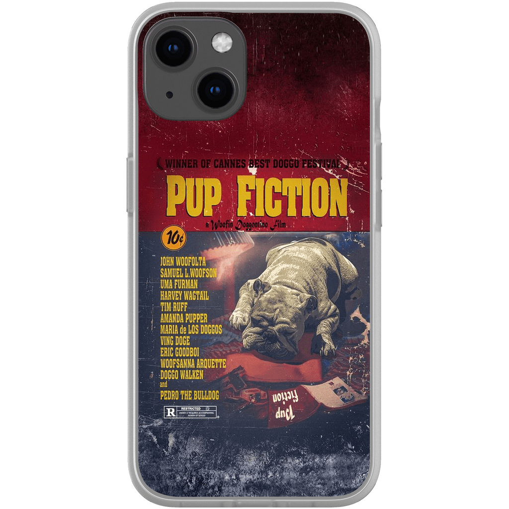 Funda para teléfono personalizada &#39;Pup Fiction&#39;