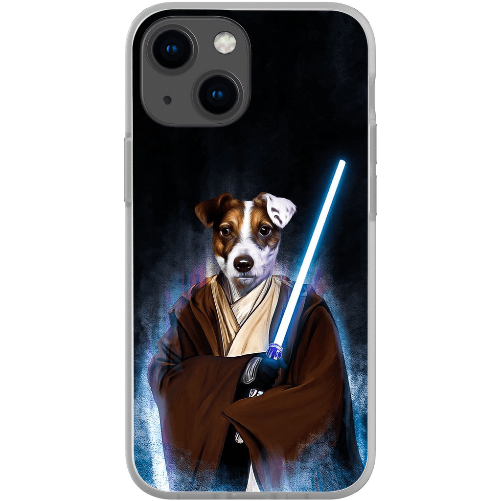 Funda para móvil personalizada &#39;Doggo-Jedi&#39;