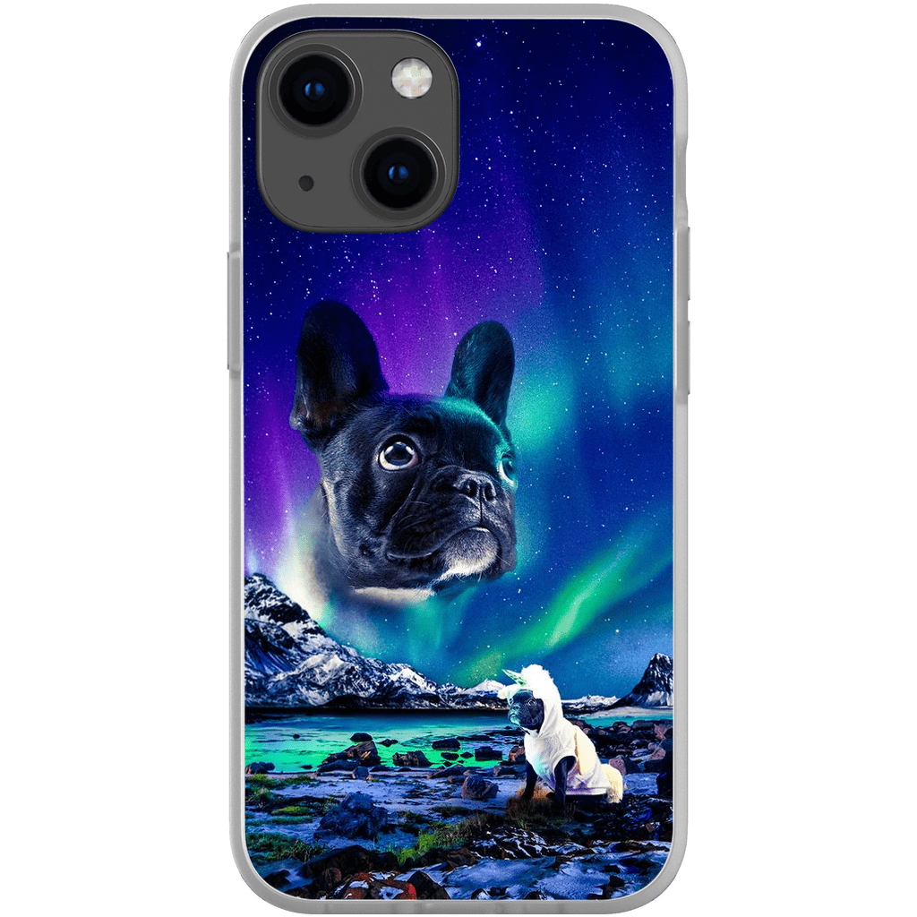 Funda para móvil personalizada &#39;Majestic Northern Lights&#39;