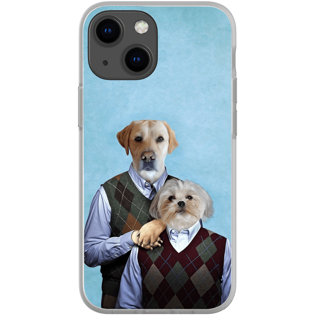 &#39;Step-Doggos&#39; Funda personalizada para teléfono con 2 perros