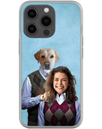 Funda para teléfono personalizada 'Step Doggo &amp; Human (hembra)'