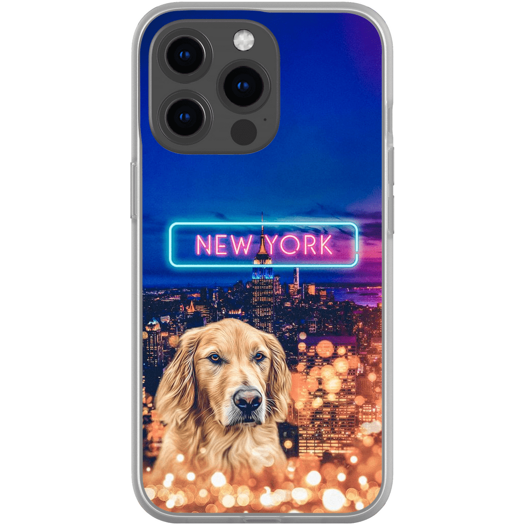 Funda para móvil personalizada &#39;Doggos de Nueva York&#39;