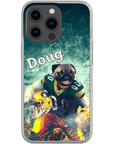 Funda personalizada para teléfono con perro 'Green Bay Doggos'