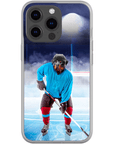 Funda para móvil personalizada 'El jugador de hockey'