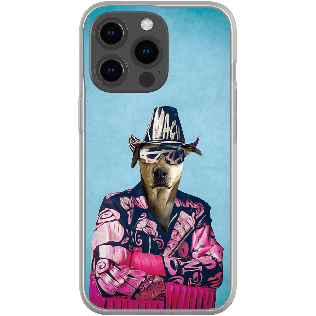 Funda para teléfono personalizada &#39;Macho Man Randy Dogger&#39;