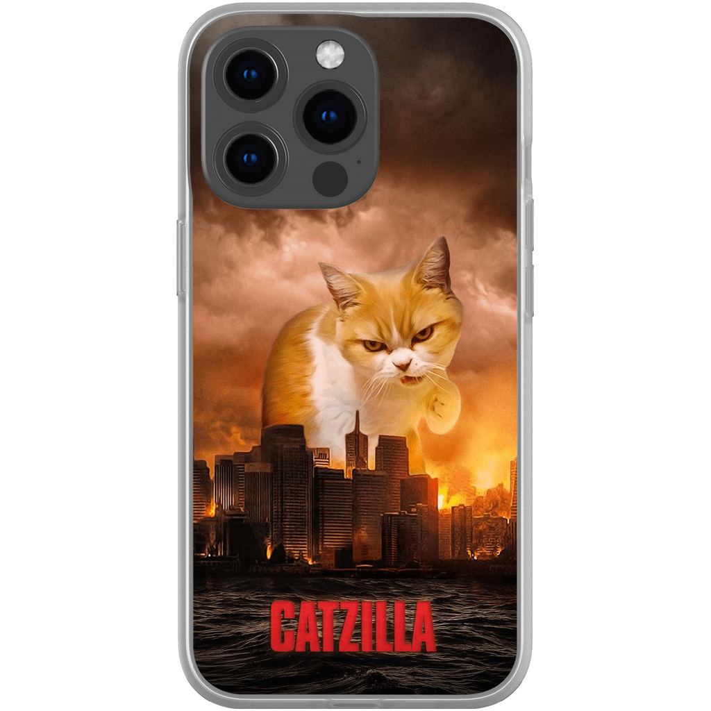 Funda para móvil personalizada &#39;Catzilla&#39;