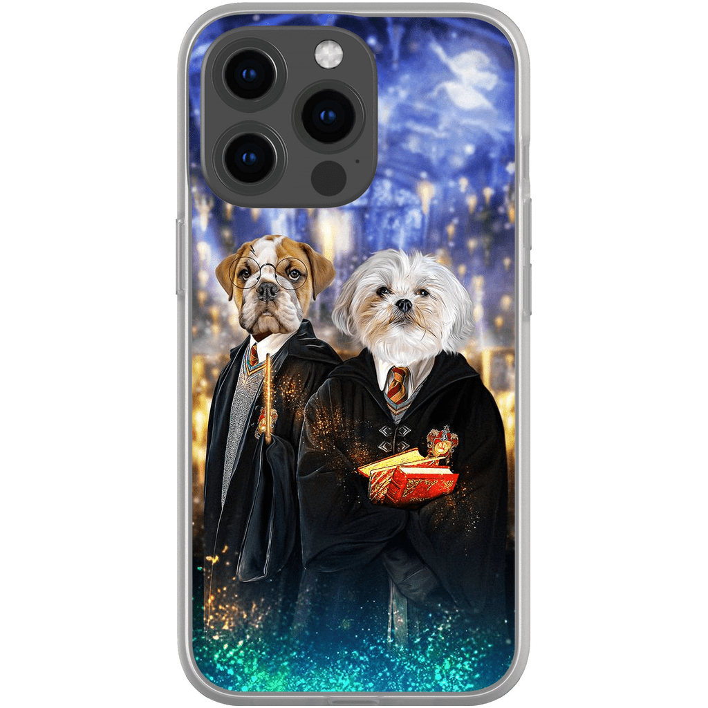 &#39;Harry Doggers 2&#39; Funda personalizada para teléfono con 2 mascotas