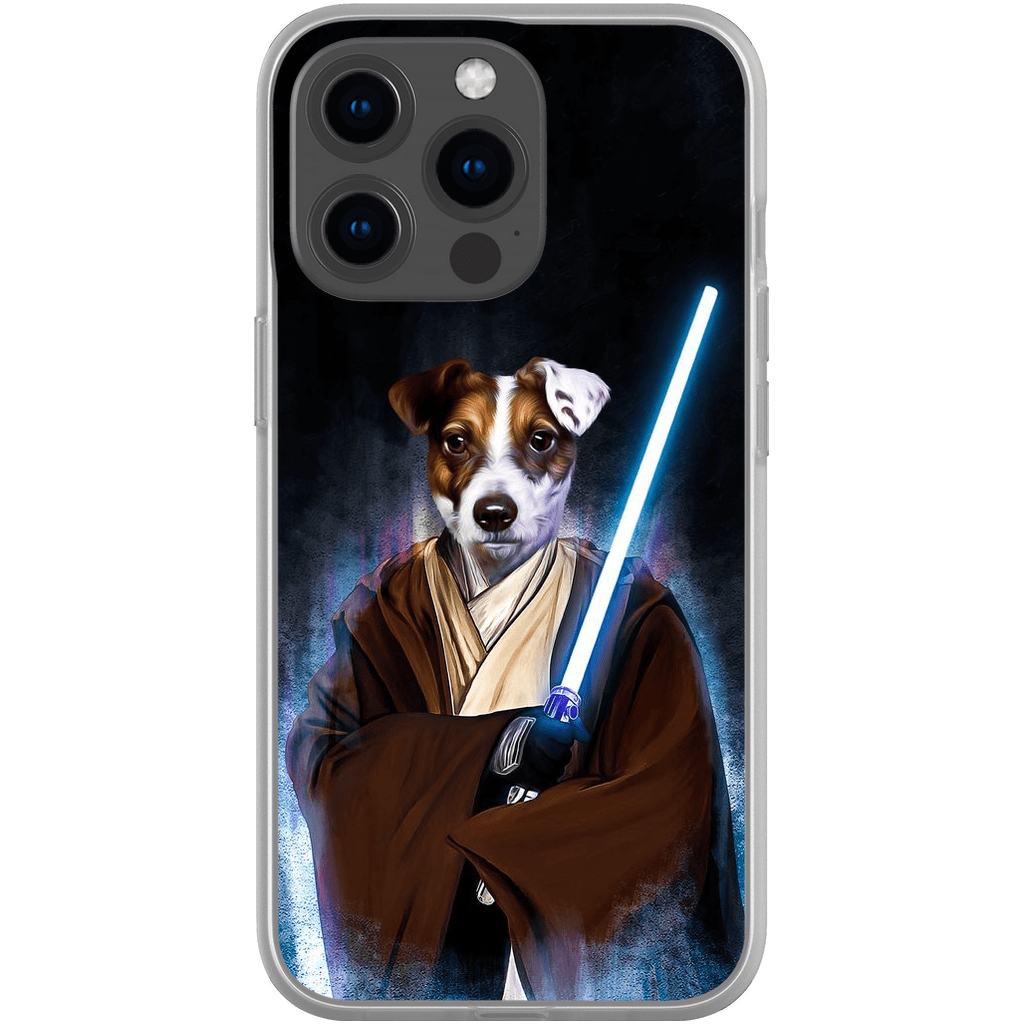 Funda para móvil personalizada &#39;Doggo-Jedi&#39;