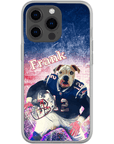 Funda personalizada para teléfono con perro 'New England Doggos'