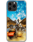 'Harley Wooferson' Funda personalizada para teléfono con 3 mascotas