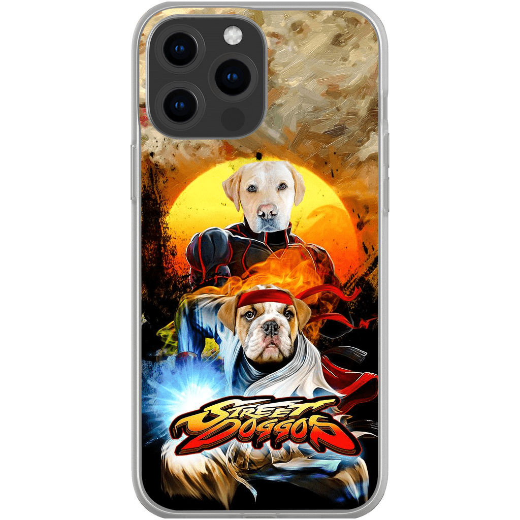 Funda personalizada para teléfono con 2 mascotas &#39;Street Doggos&#39;