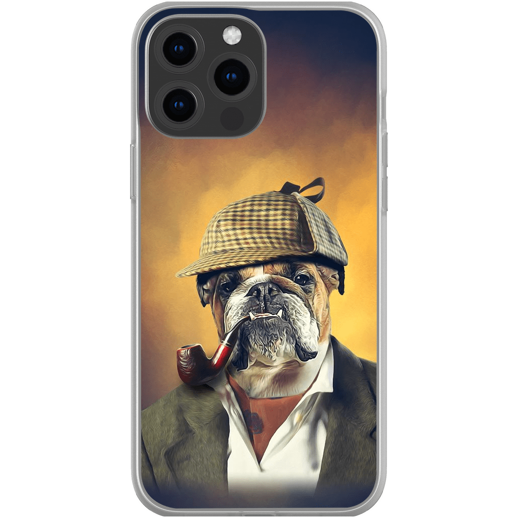 Funda para móvil personalizada &#39;Sherlock Doggo&#39;