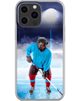 Funda para móvil personalizada 'El jugador de hockey'