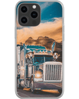 Funda personalizada para teléfono con 2 mascotas 'The Truckers'