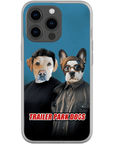 'Trailer Park Dogs 1' Funda personalizada para teléfono con 2 mascotas