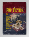 Manta personalizada para 2 mascotas 'Pup Fiction' 