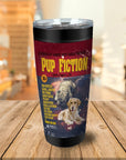 Vaso personalizado para 2 mascotas 'Pup Fiction'