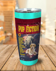 Vaso personalizado para 2 mascotas 'Pup Fiction'