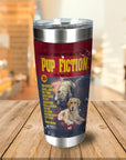 Vaso personalizado para 2 mascotas 'Pup Fiction'