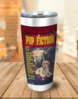 Vaso personalizado para 2 mascotas 'Pup Fiction'