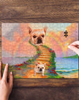 Puzzle personalizado para mascotas 'El puente del arcoíris'