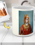 Taza personalizada para mascota 'La Reina'