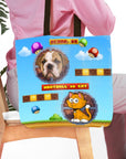 Bolsa Tote Mascota Personalizada Videojuego Retro