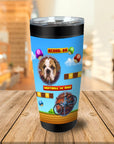 Vaso de mascota personalizado de videojuego retro