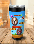 Vaso de mascota personalizado de videojuego retro