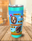 Vaso de mascota personalizado de videojuego retro