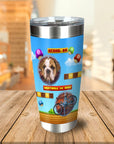 Vaso de mascota personalizado de videojuego retro